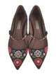 Tabitha Simmons Canvas Floral Print Mary Jane Flats