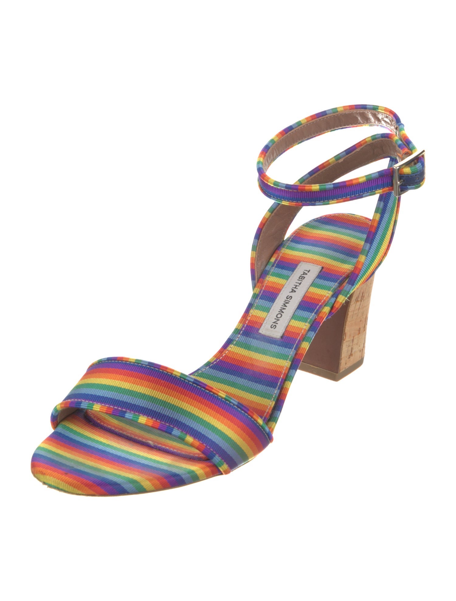 Tabitha Simmons Printed Slingback Sandals