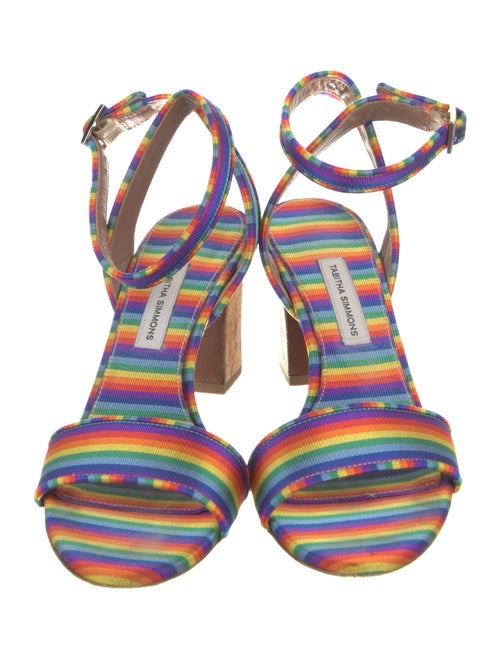 Tabitha Simmons Printed Slingback Sandals