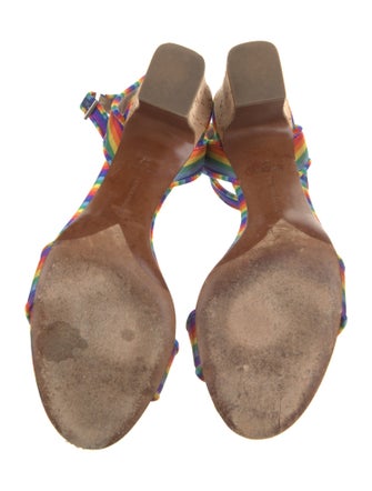 Tabitha Simmons Printed Slingback Sandals