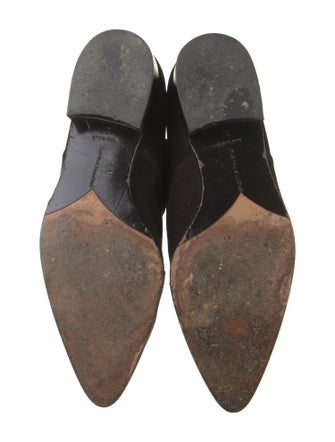 Tabitha Simmons Suede Floral Print Lace-Up Boots