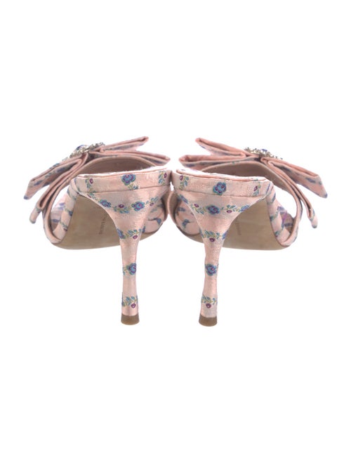 Tabitha Simmons Satin Printed Slides