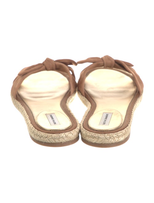 Tabitha Simmons Suede Bow Accents Espadrilles