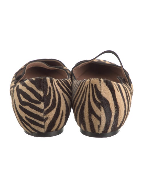 Tabitha Simmons Ponyhair Animal Print Mary Jane Flats
