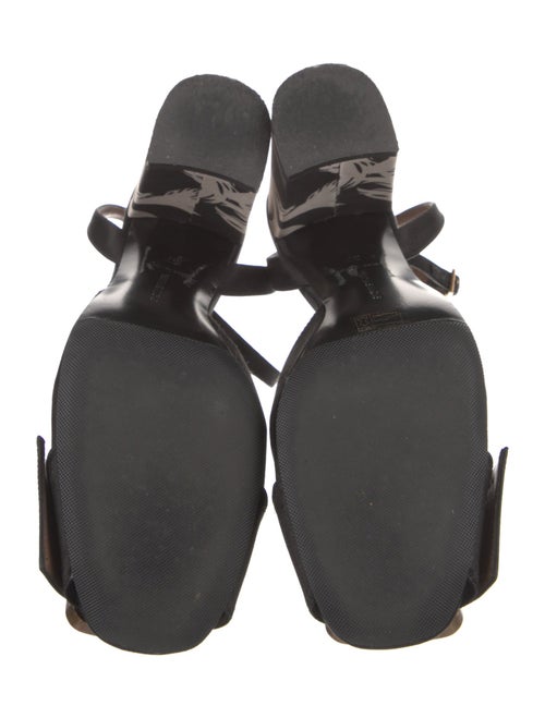 Tabitha Simmons Satin Printed Slingback Pumps