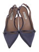 Tabitha Simmons Satin Slingback Pumps
