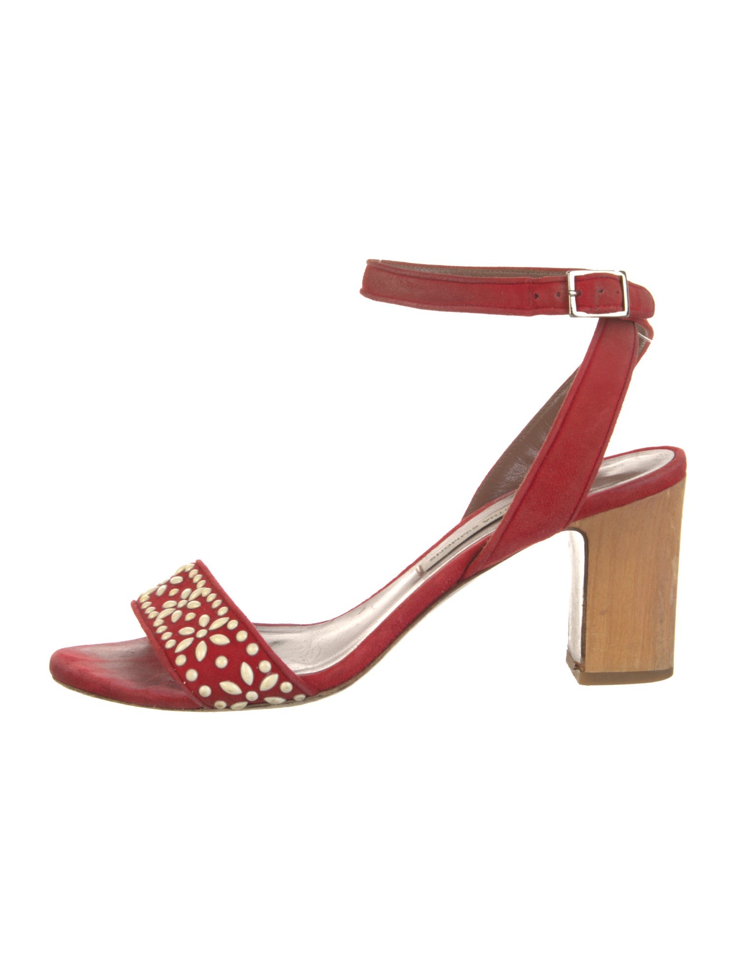 Tabitha Simmons Suede Slingback Sandals