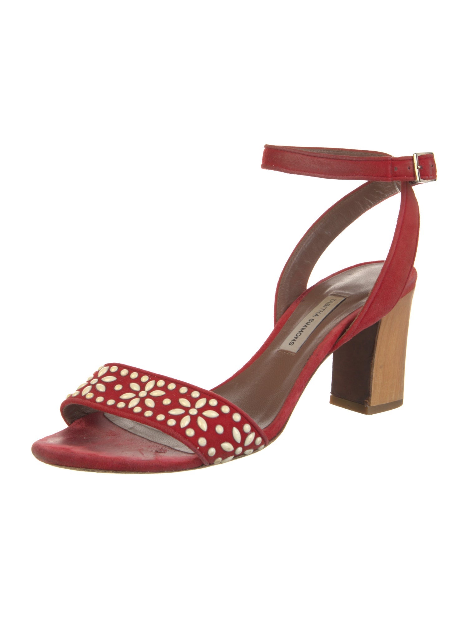 Tabitha Simmons Suede Slingback Sandals