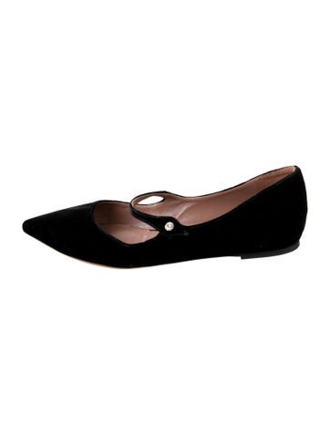 Tabitha Simmons Flats Velvet Mary Jane IT 39.5 | 9.5