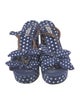 Tabitha Simmons Polka Dot Print Sandals