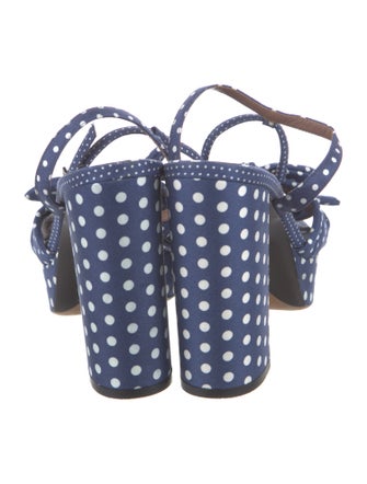 Tabitha Simmons Polka Dot Print Sandals