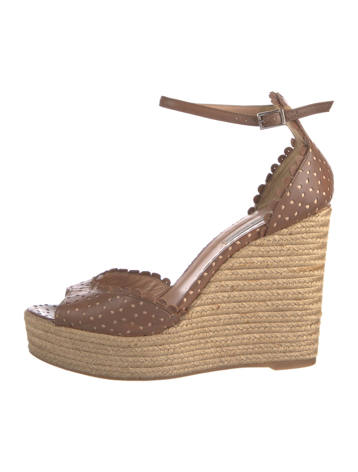 Tabitha Simmons Leather Espadrilles