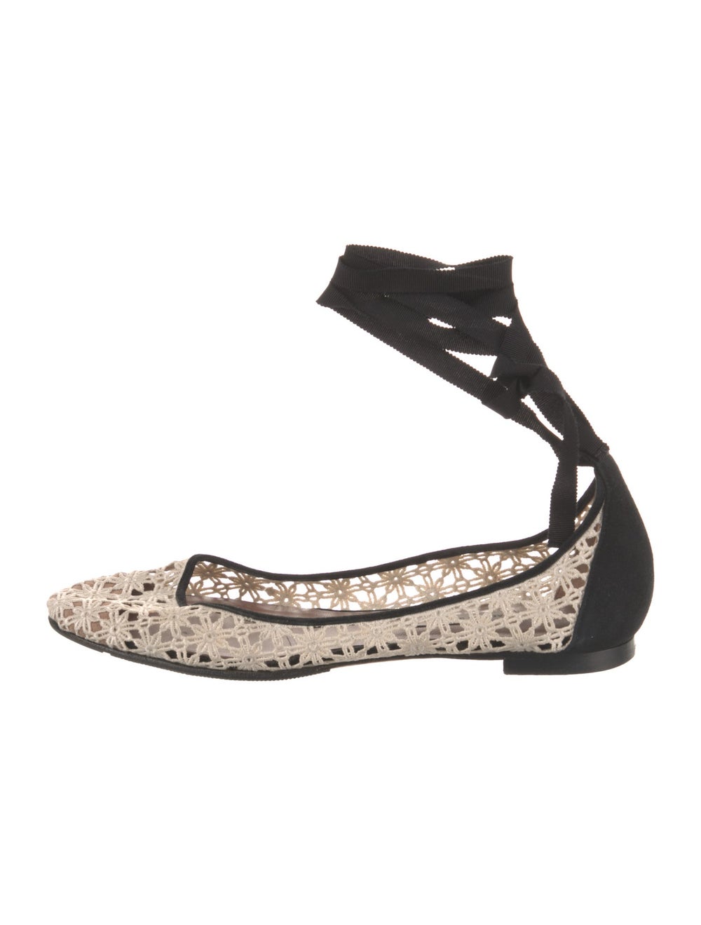 Tabitha Simmons Colorblock Pattern Ballet Flats - image 1