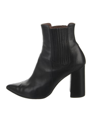 Pre-owned Tabitha Simmons Leather Chelsea Boots In Black