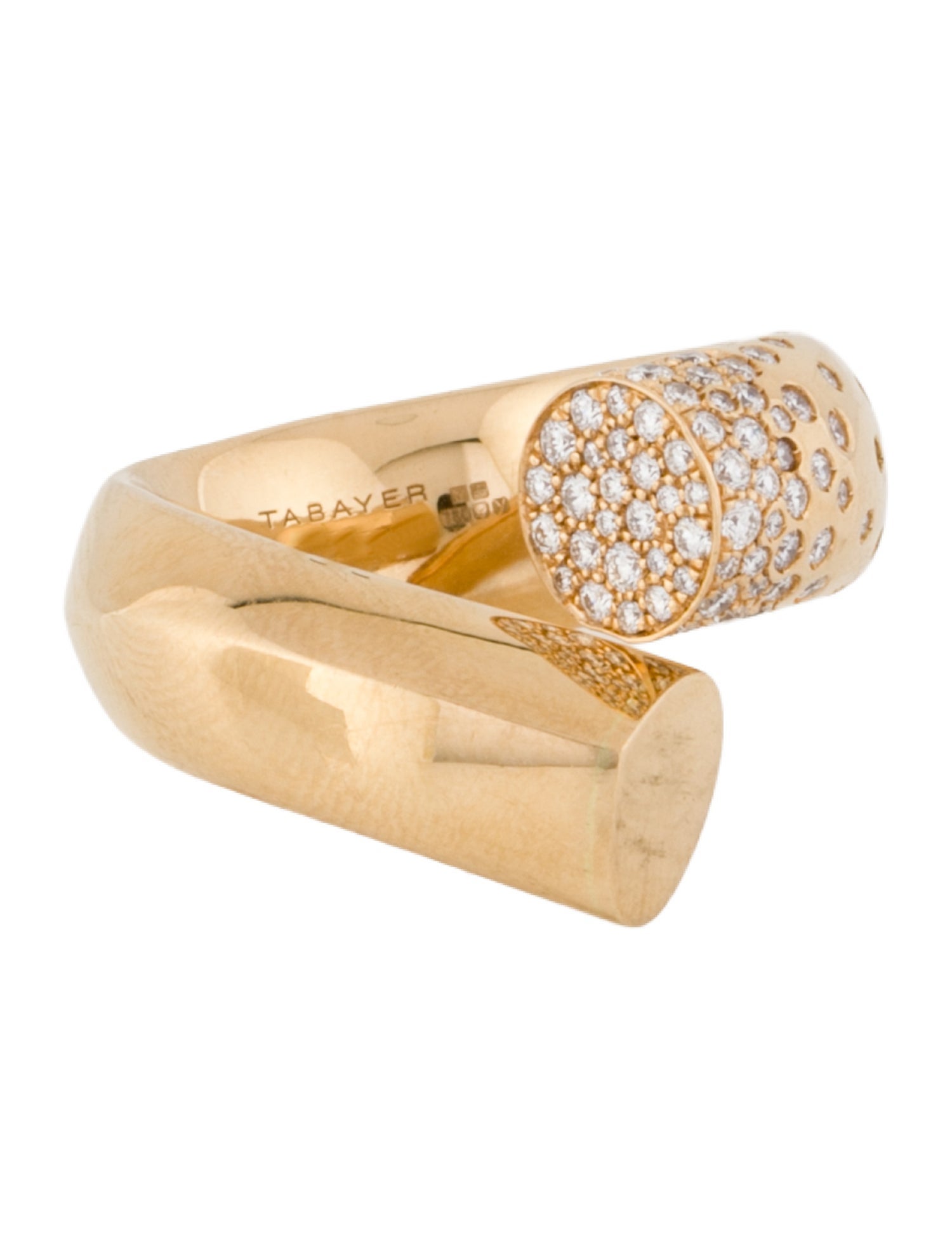 Tabayer 18K Diamond Large Oera Ring