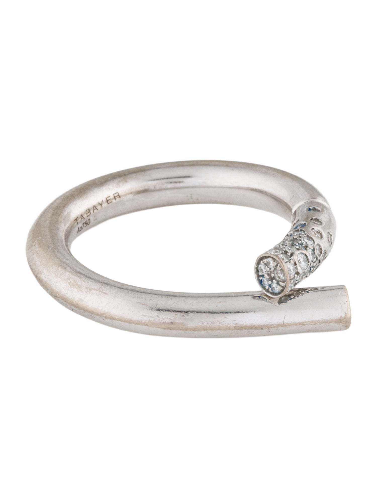 Tabayer 18K Diamond Oera Band