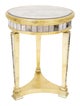 Table Mirrored Round Side Table