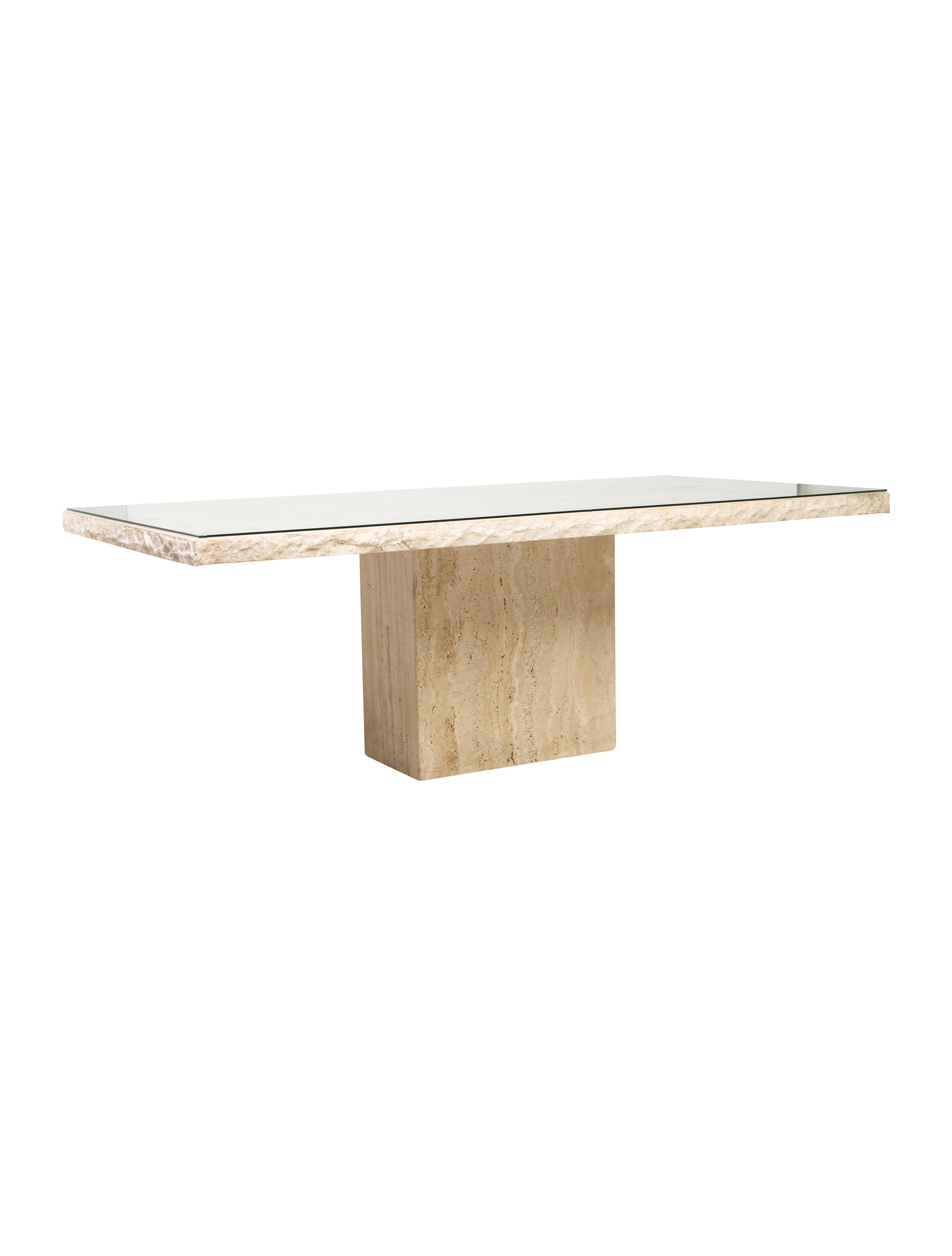 Maurice Villency Limestone Dining Table Furniture Table20395 Maurice Villency Limestone Dining Table