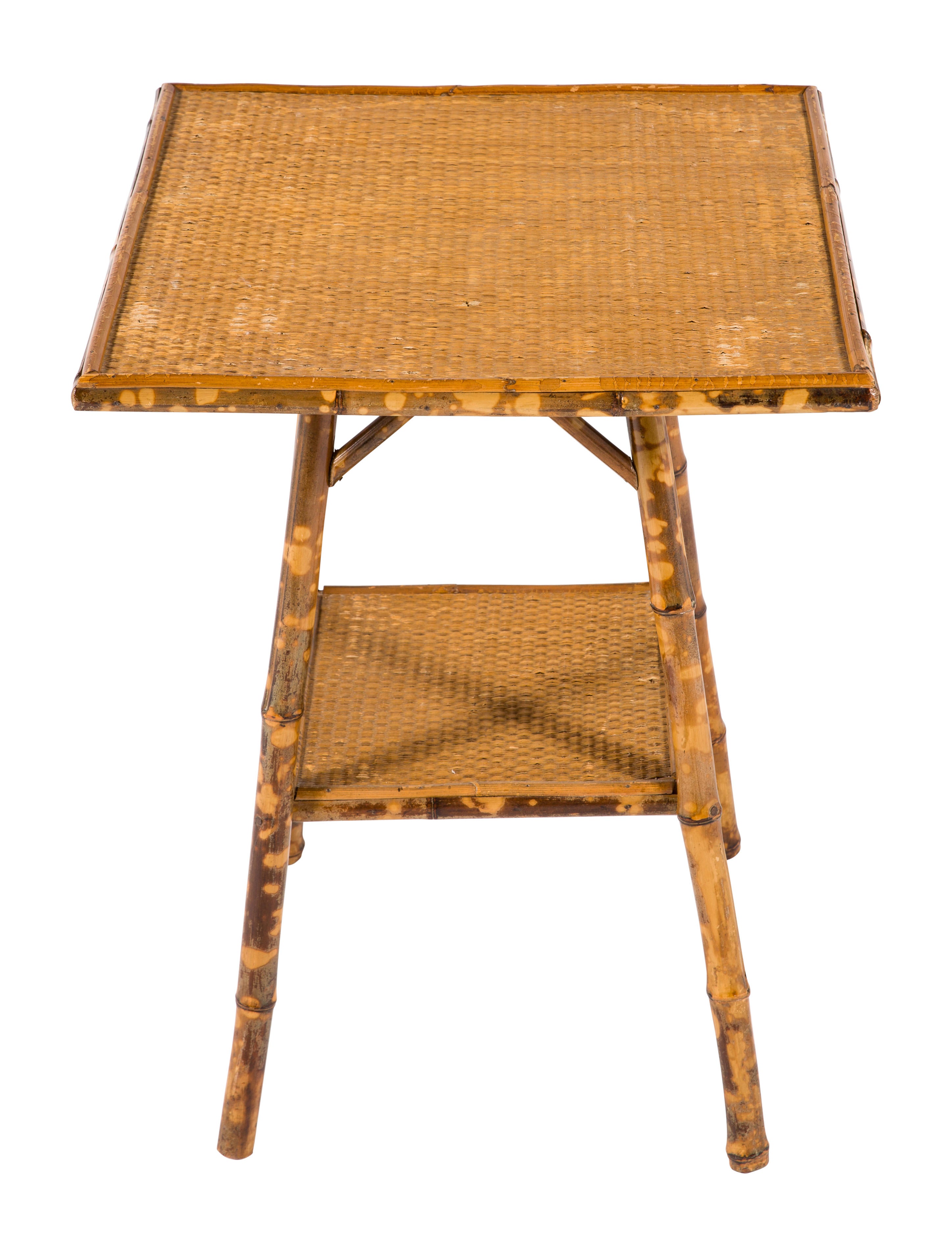 Table Bamboo & Cane Accent Table Brown Tables, Furniture TABLE20417