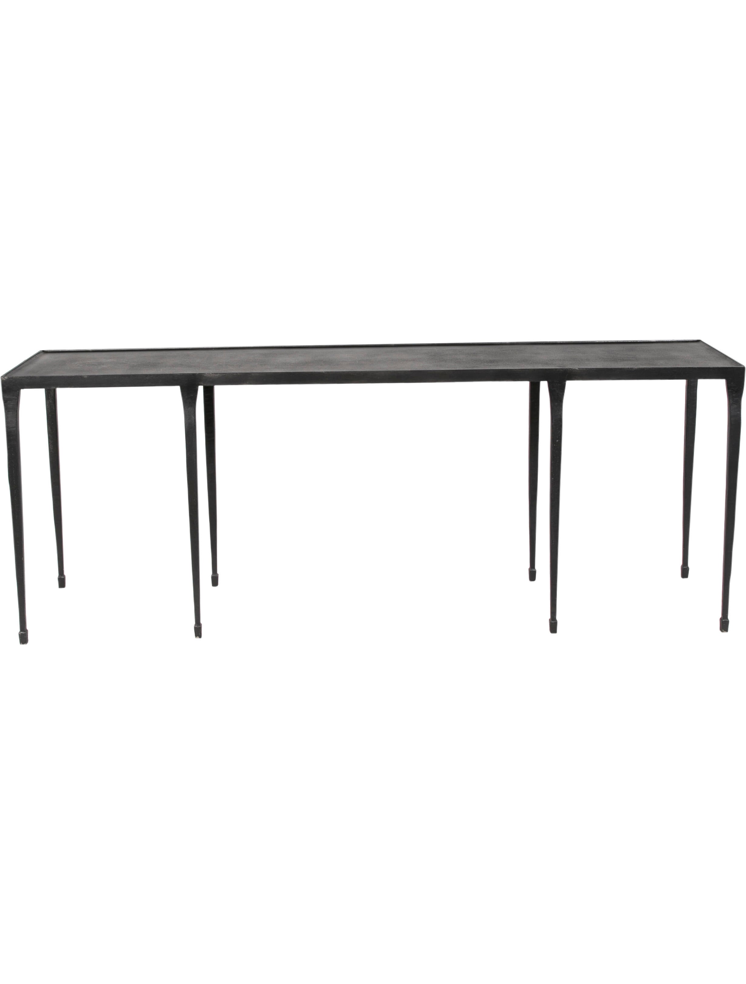 Table Silviano Metal Console Table