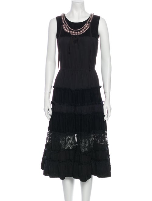 Tao Comme des Garçons Vintage Long Dress Black