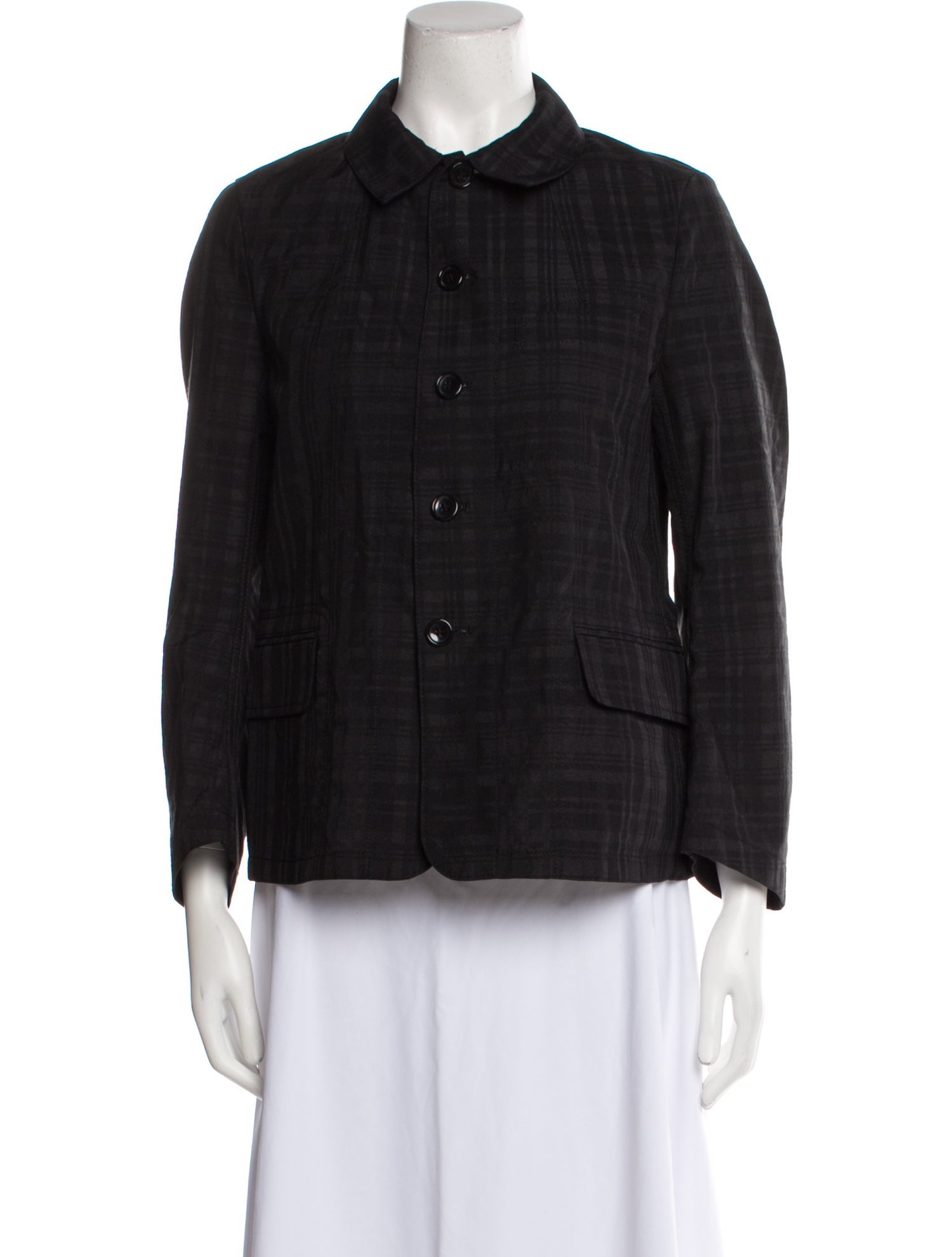 Tao Comme des Garçons Plaid Print Jacket