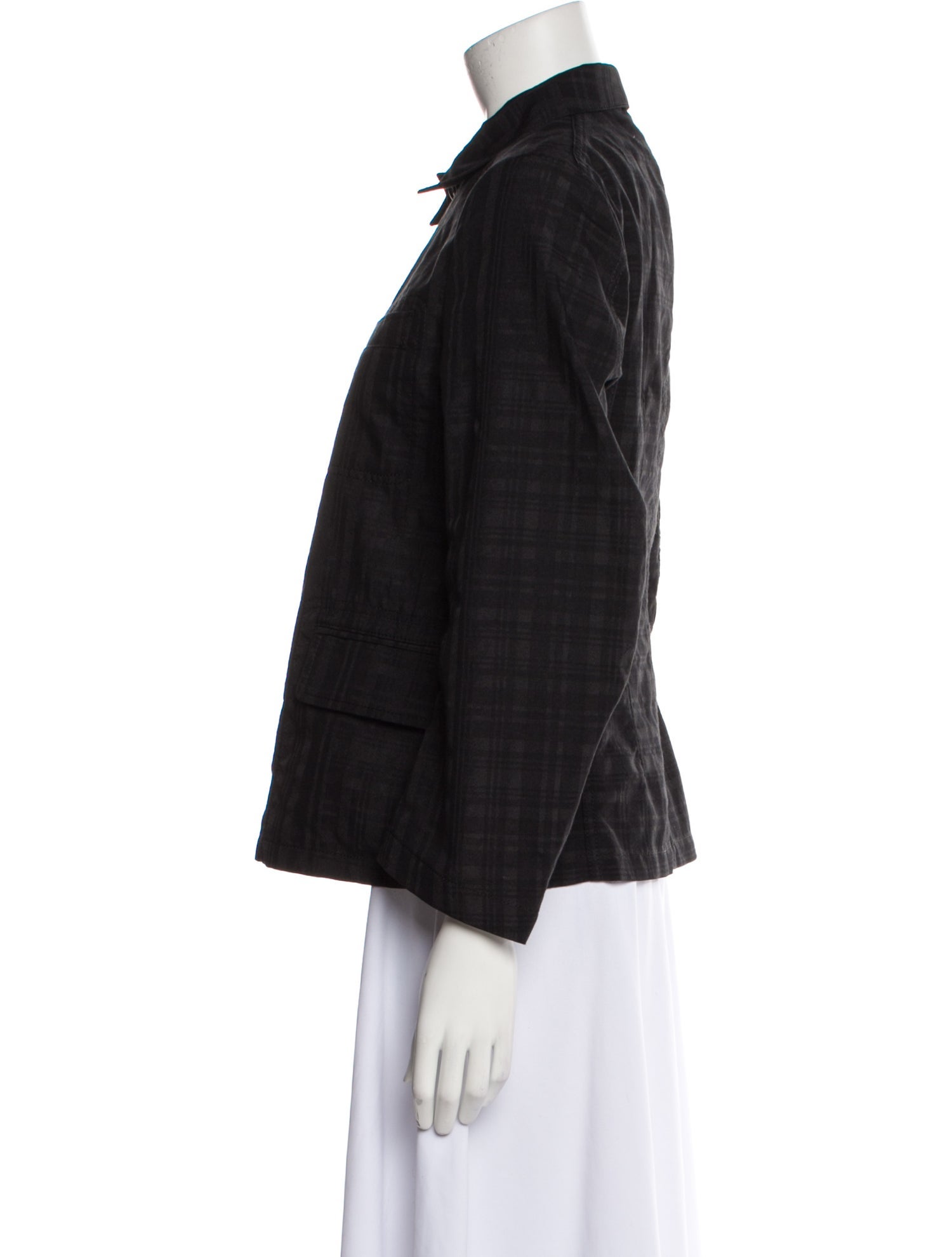 Tao Comme des Garçons Plaid Print Jacket