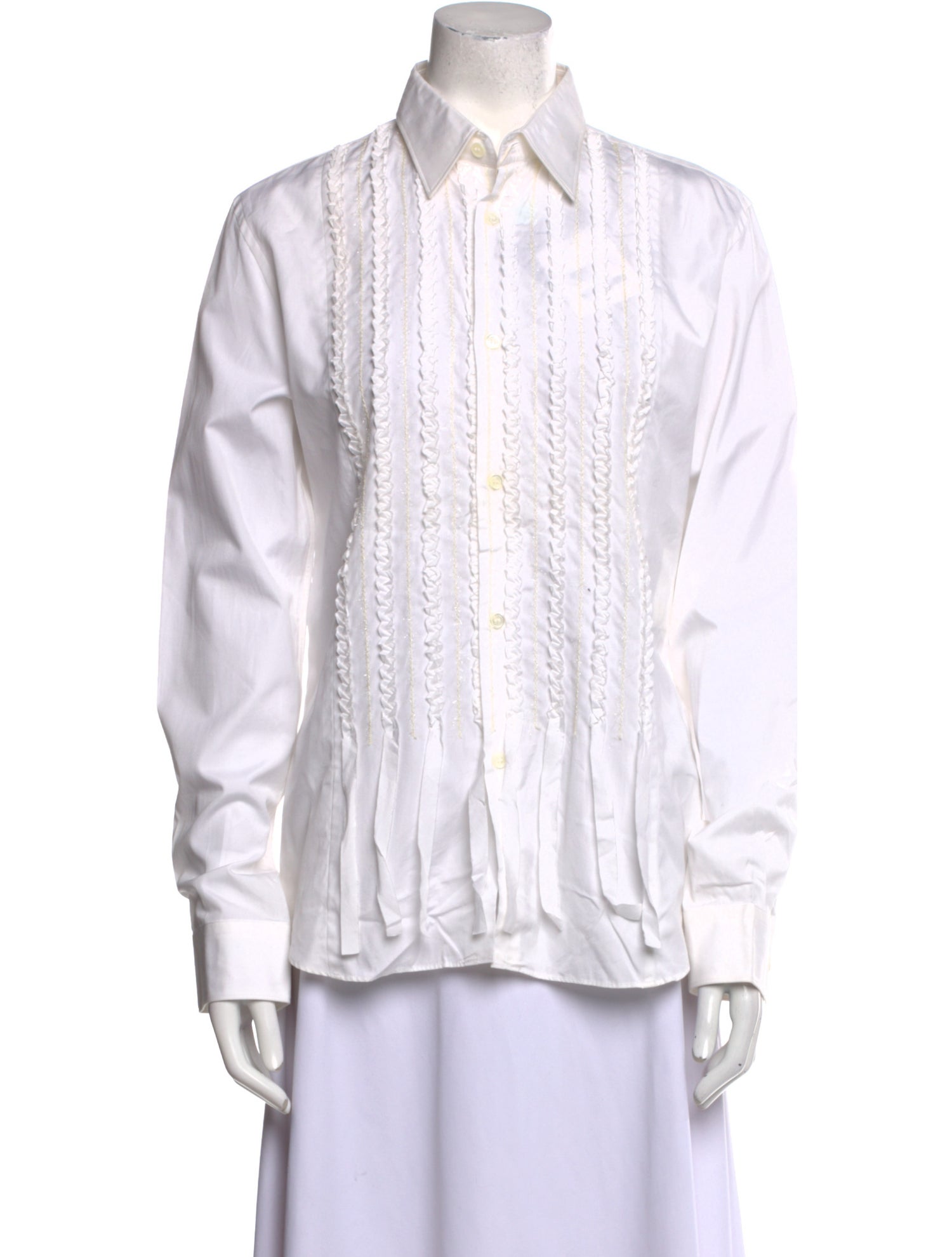 Tao Comme des Garçons Long Sleeve Button-Up Top
