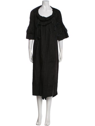 Tao Comme des Garçons Linen Scoop Neck Jumpsuit