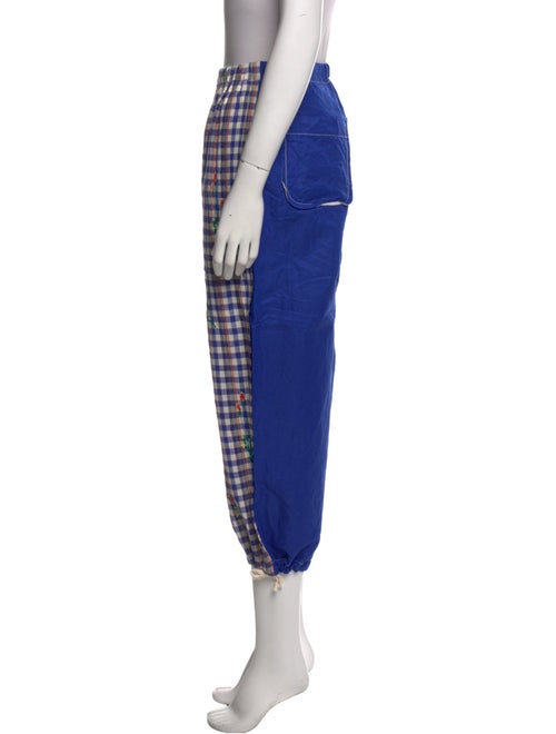 Tao Comme des Garçons Plaid Print Wide Leg Pants