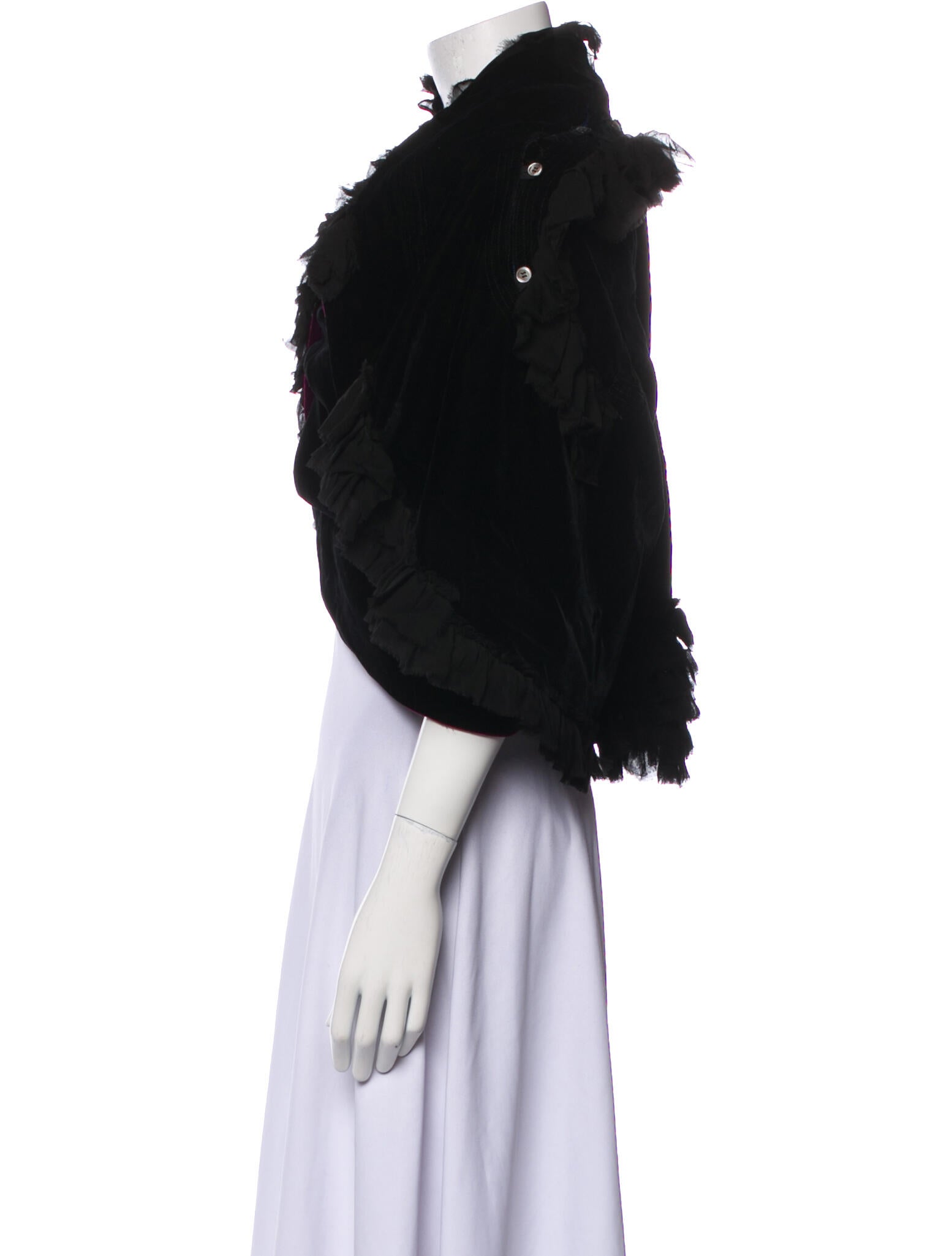 Tao Comme des Garçons set Velvet Shawl