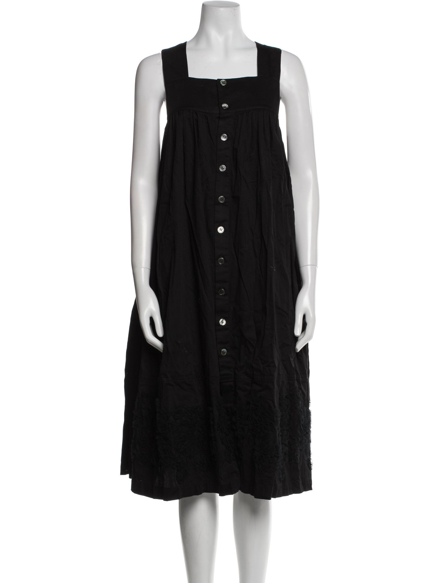 Tao Comme des Garçons Square Neckline Midi Length Dress