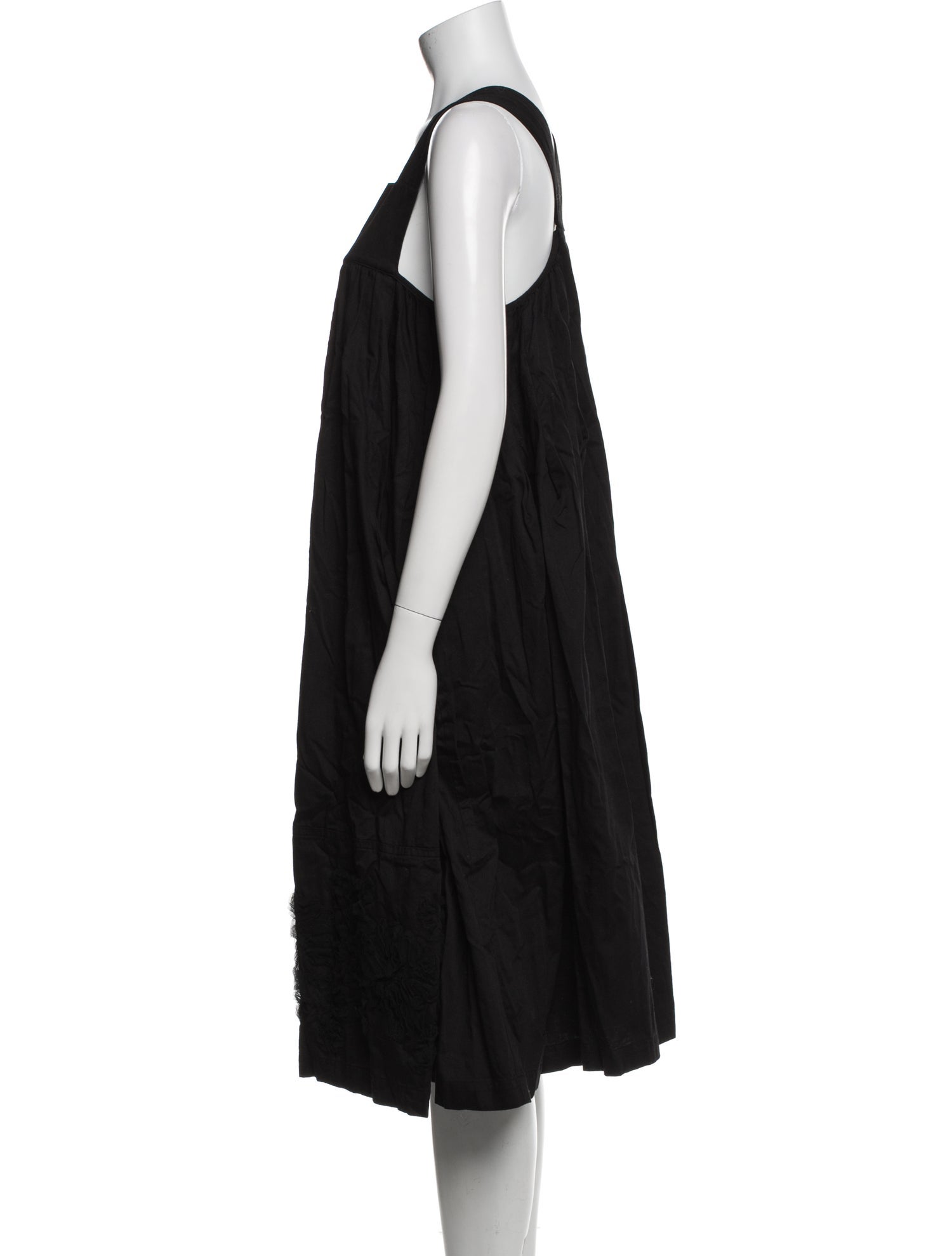 Tao Comme des Garçons Square Neckline Midi Length Dress