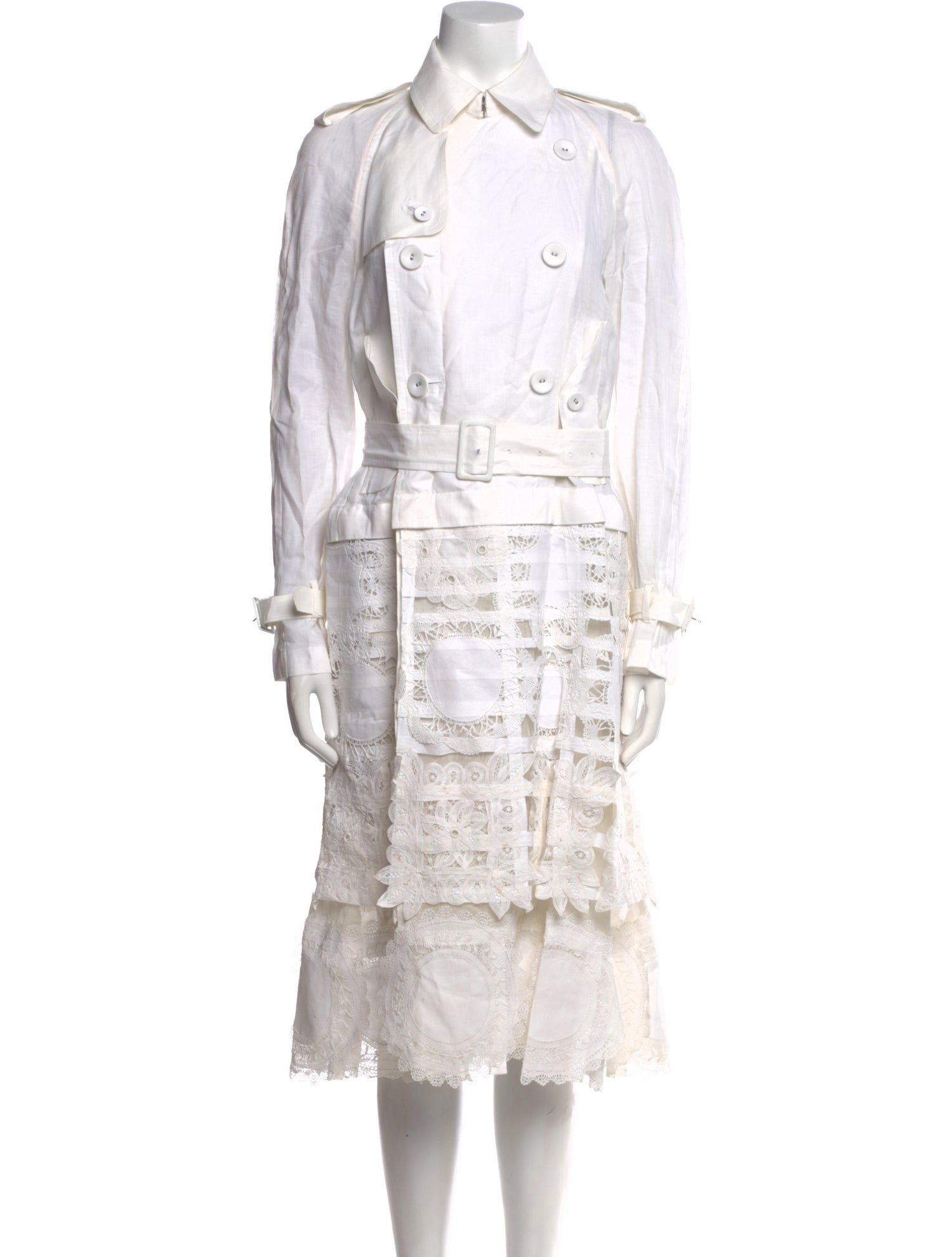 Tao Comme des Garçons Linen Midi Length Dress