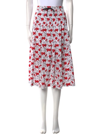 Tao Comme des Garçons Printed Knee-Length Skirt