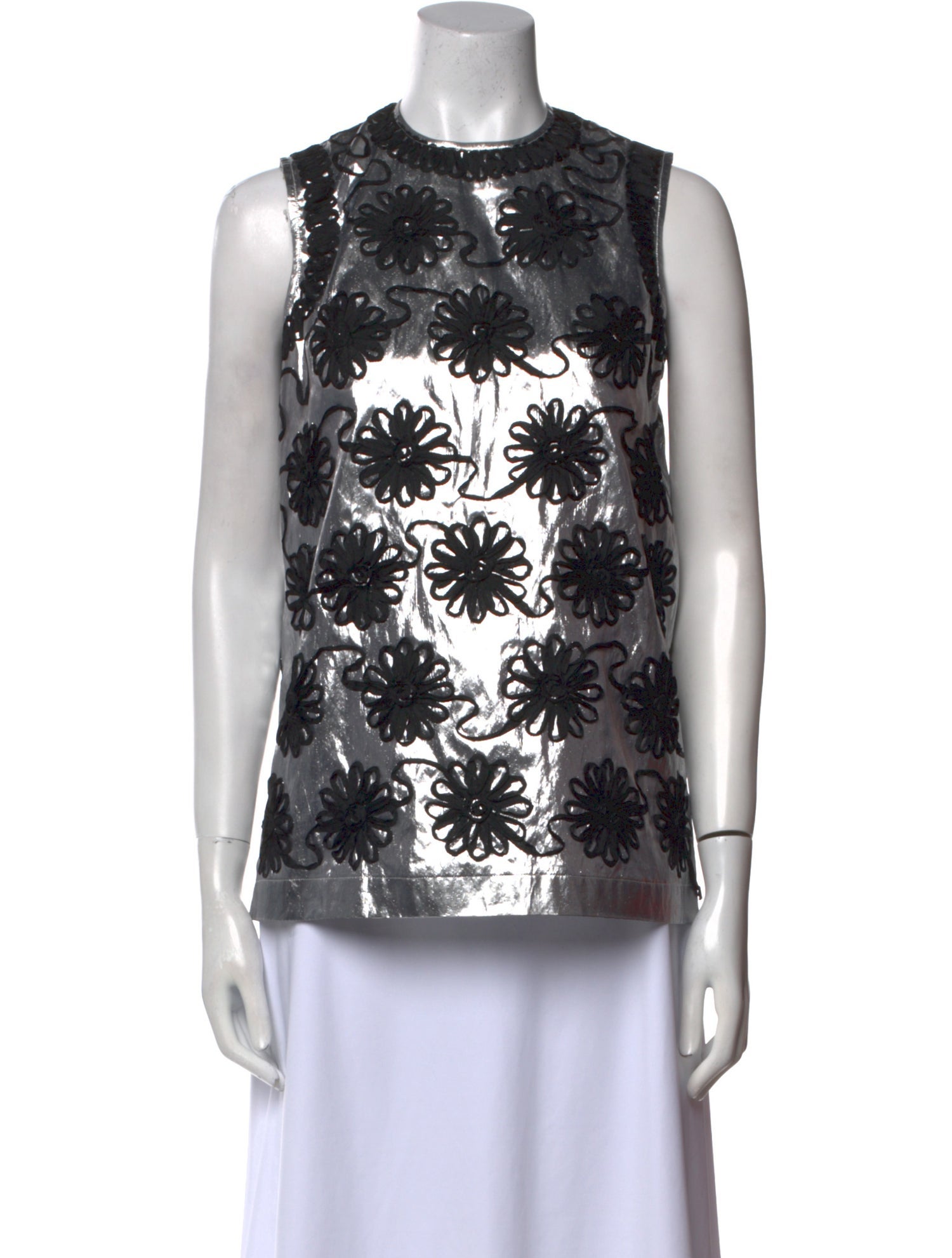 Tao Comme des Garçons Printed Crew Neck Top