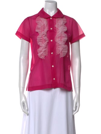 Tao Comme des Garçons Short Sleeve Button-Up Top