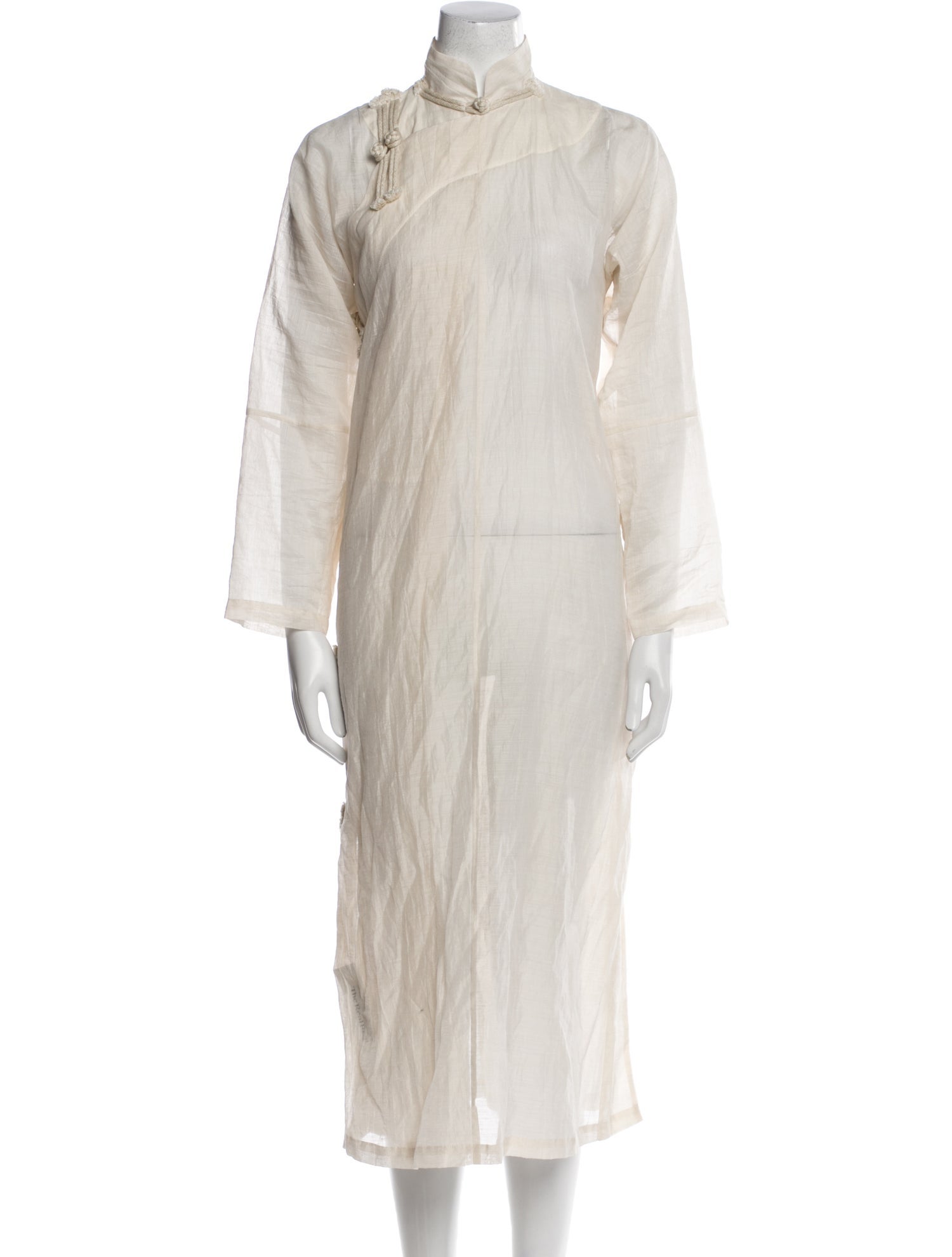 Tao Comme des Garçons Mock Neck Midi Length Dress