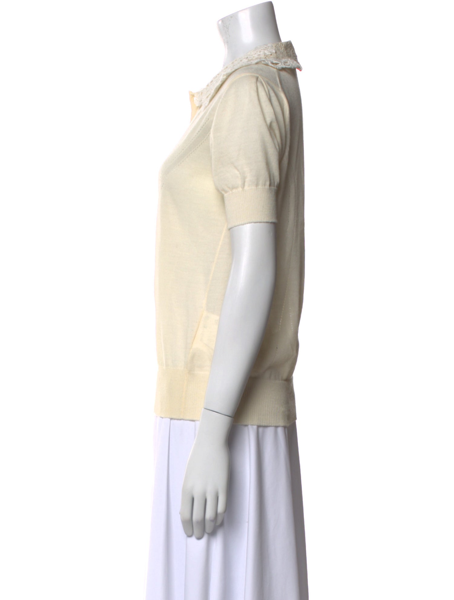 Tao Comme des Garçons Wool Short Sleeve Polo