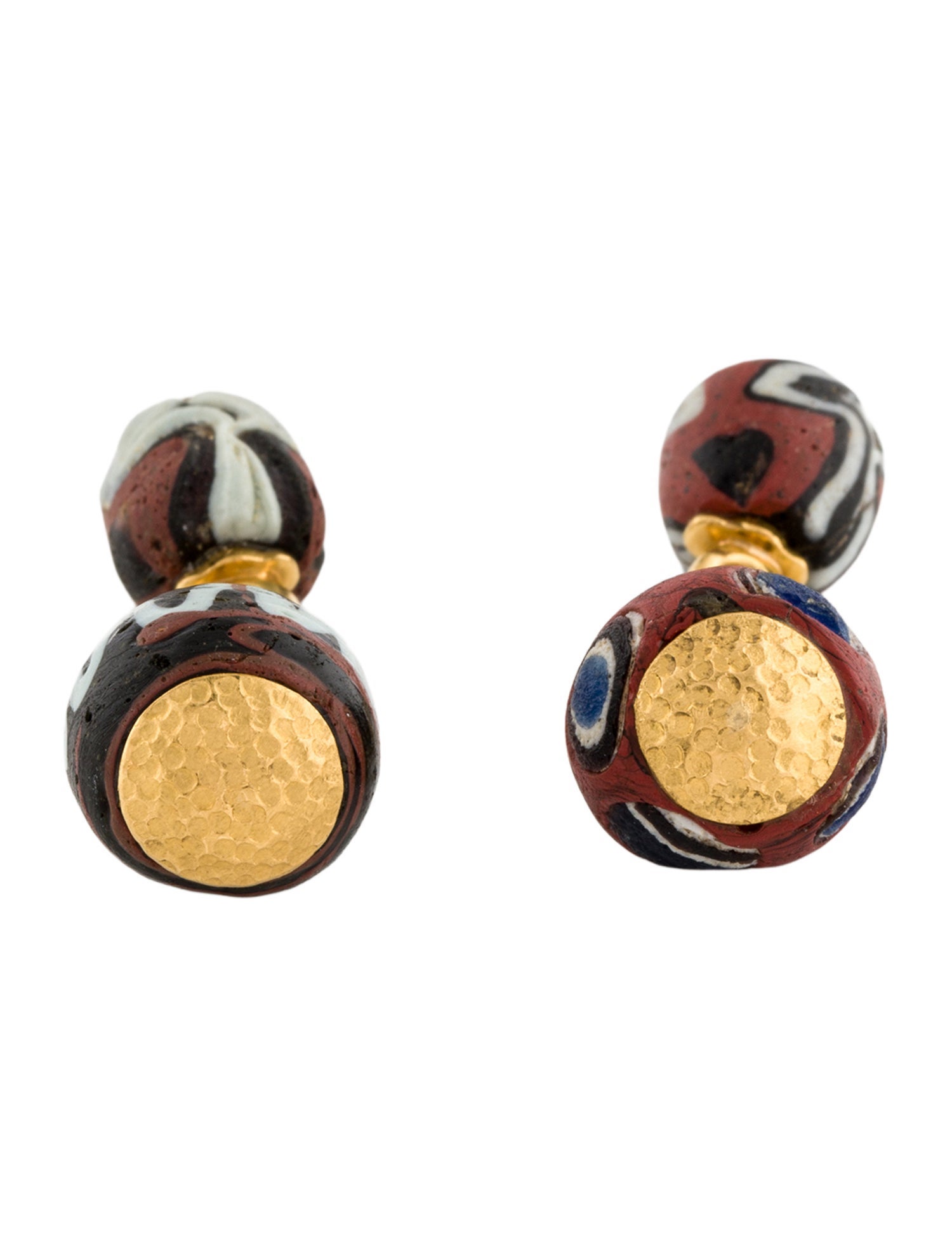 Taffin 22K Glass Chain Cufflinks