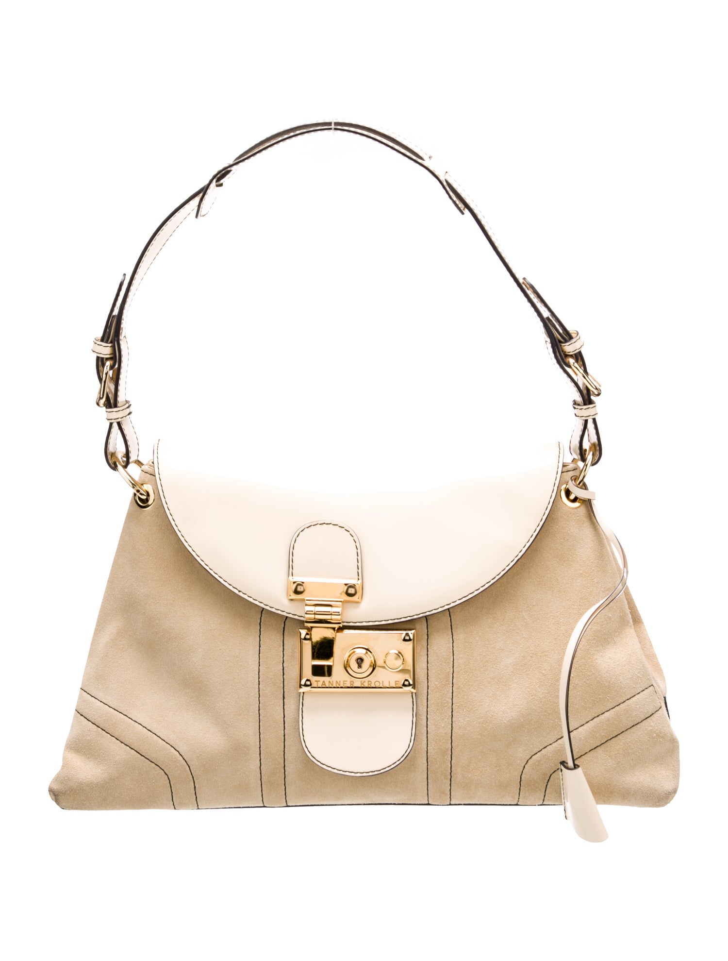 Tanner Krolle Suede Shoulder Bag