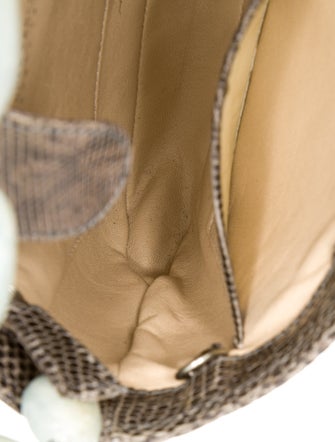 Tanner Krolle Embossed Leather Top Handle Bag