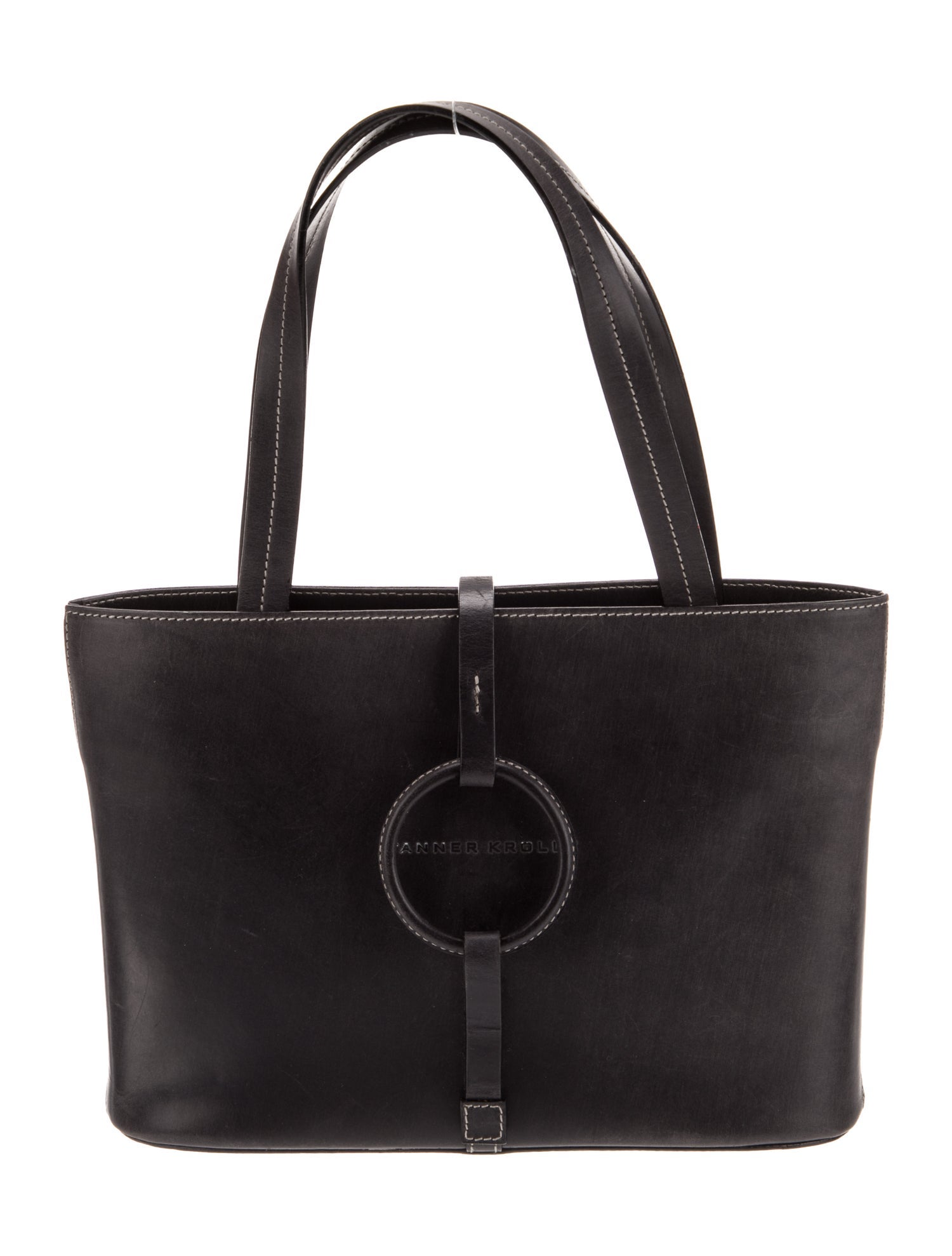 Tanner Krolle Leather Top Handle Bag