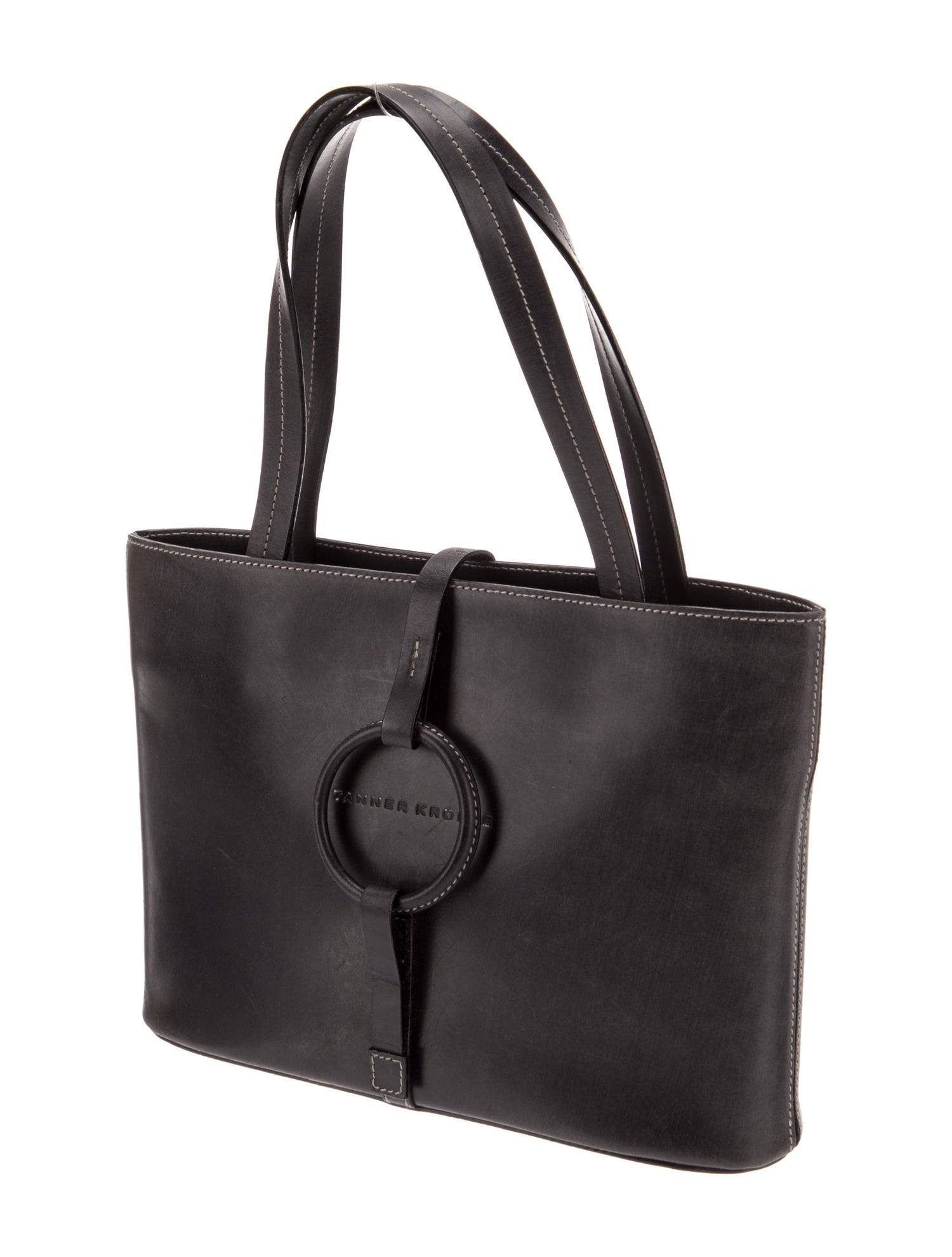 Tanner Krolle Leather Top Handle Bag