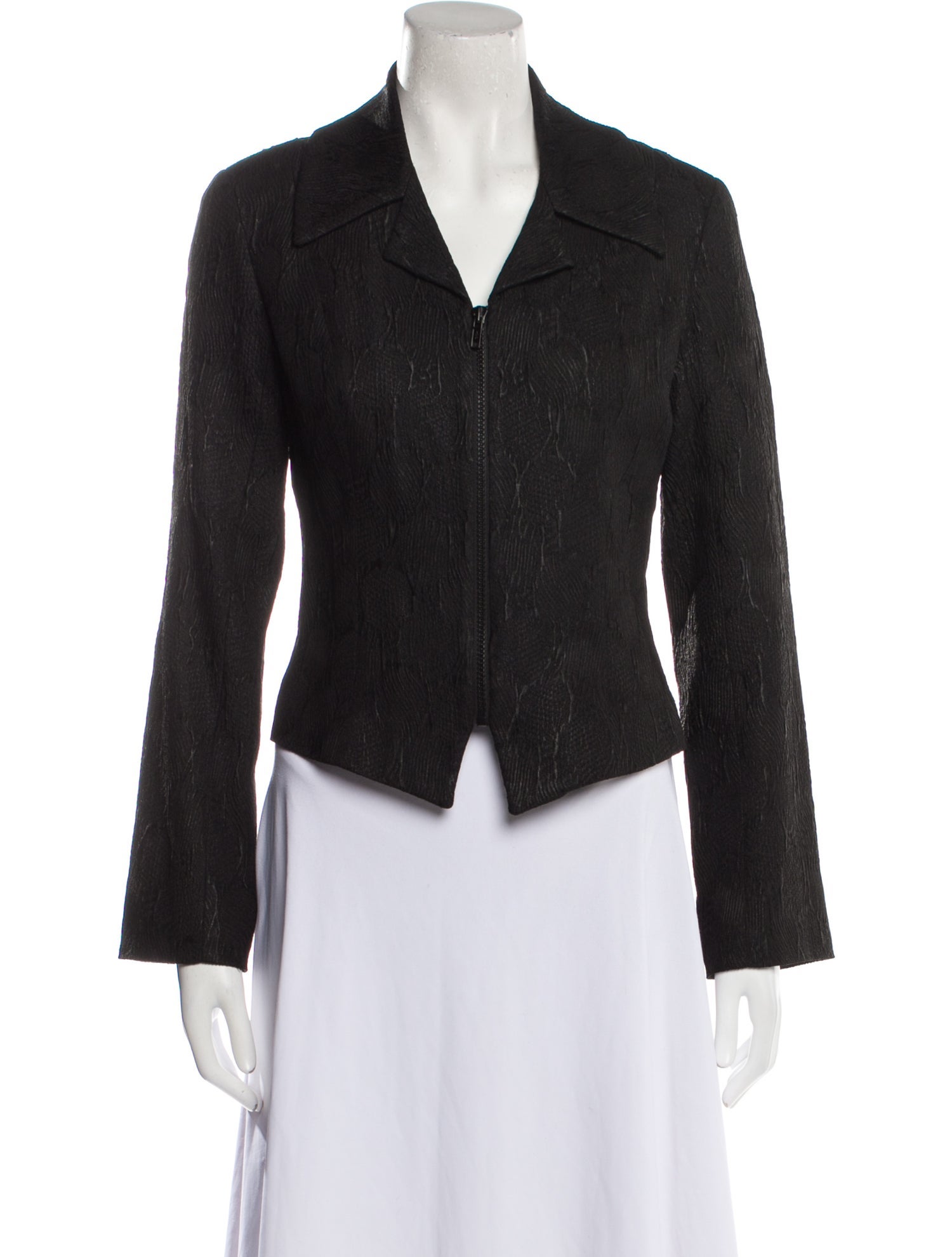 Tom and Linda Platt Tweed Pattern Evening Jacket