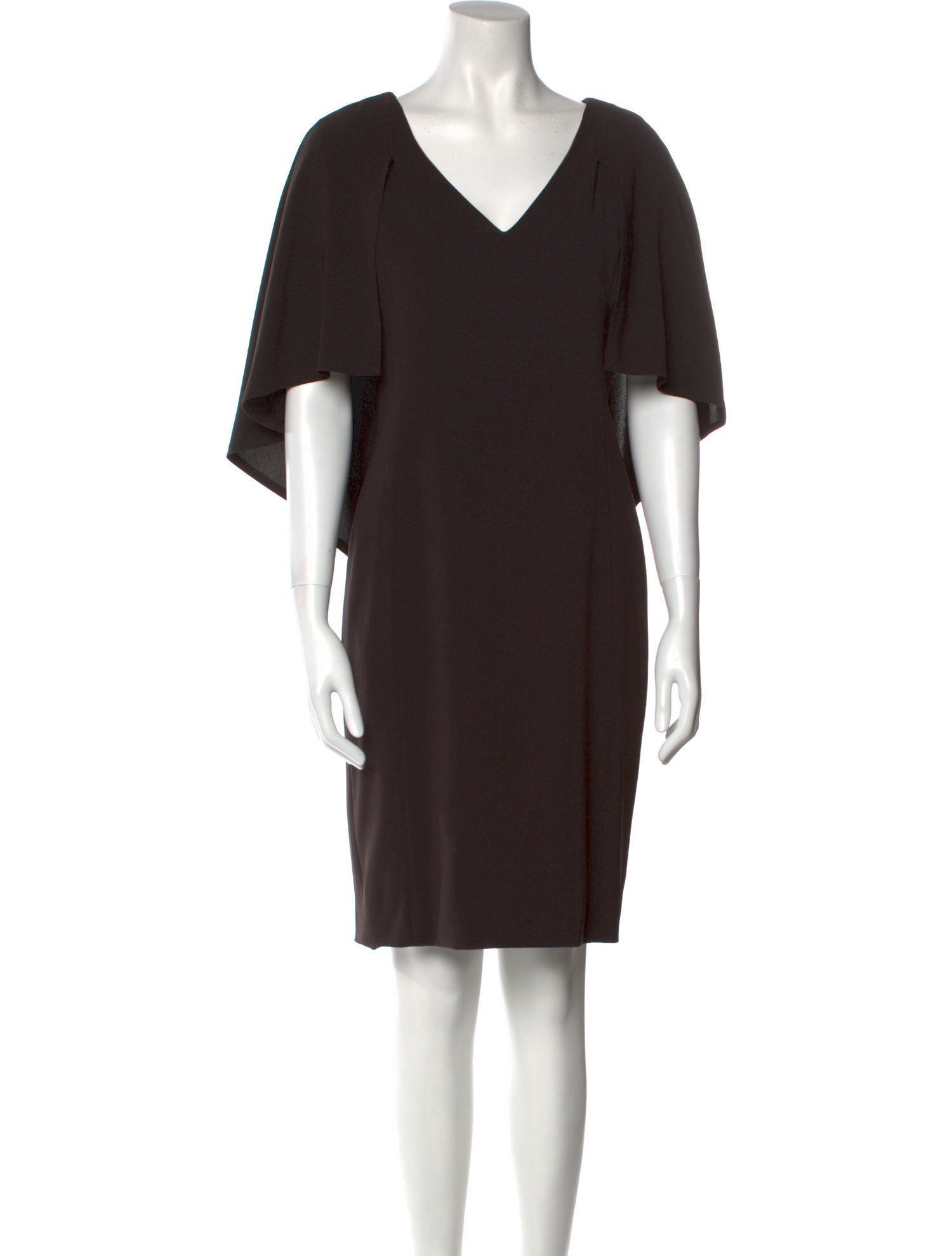 Tom and Linda Platt V-Neck Knee-Length Dress
