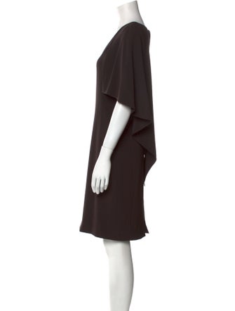 Tom and Linda Platt V-Neck Knee-Length Dress