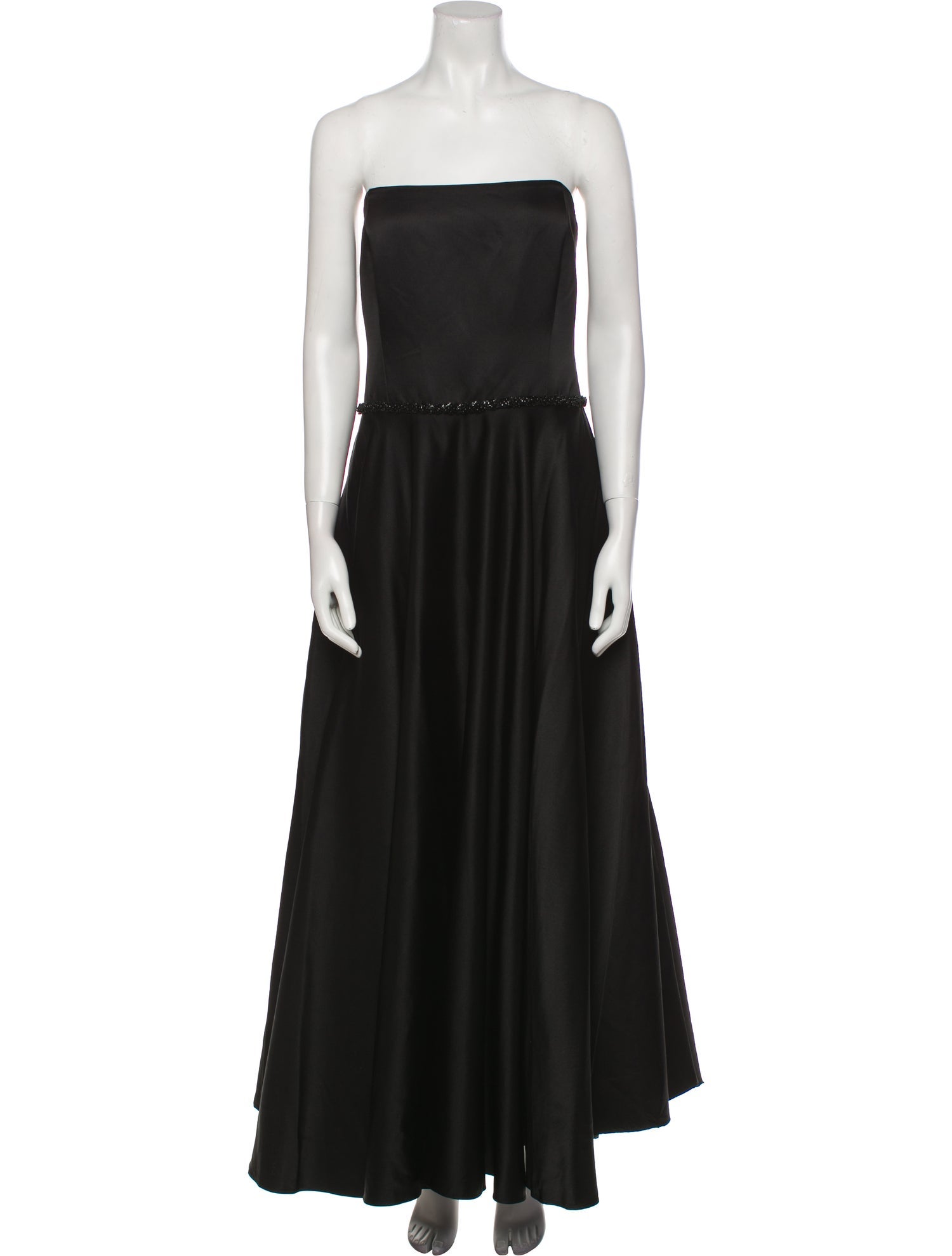 Tom and Linda Platt Strapless Long Dress