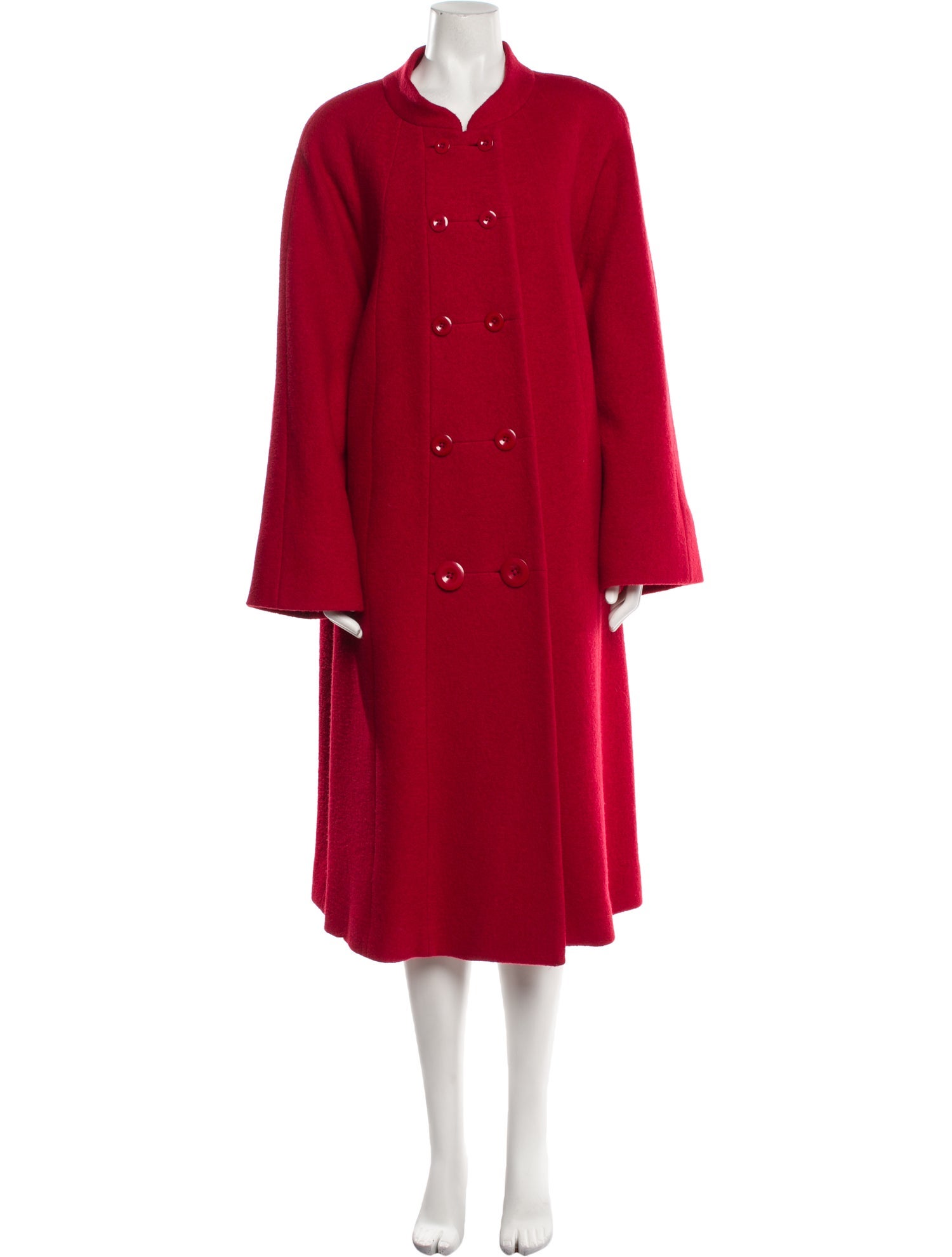 Tom and Linda Platt Wool Trench Coat