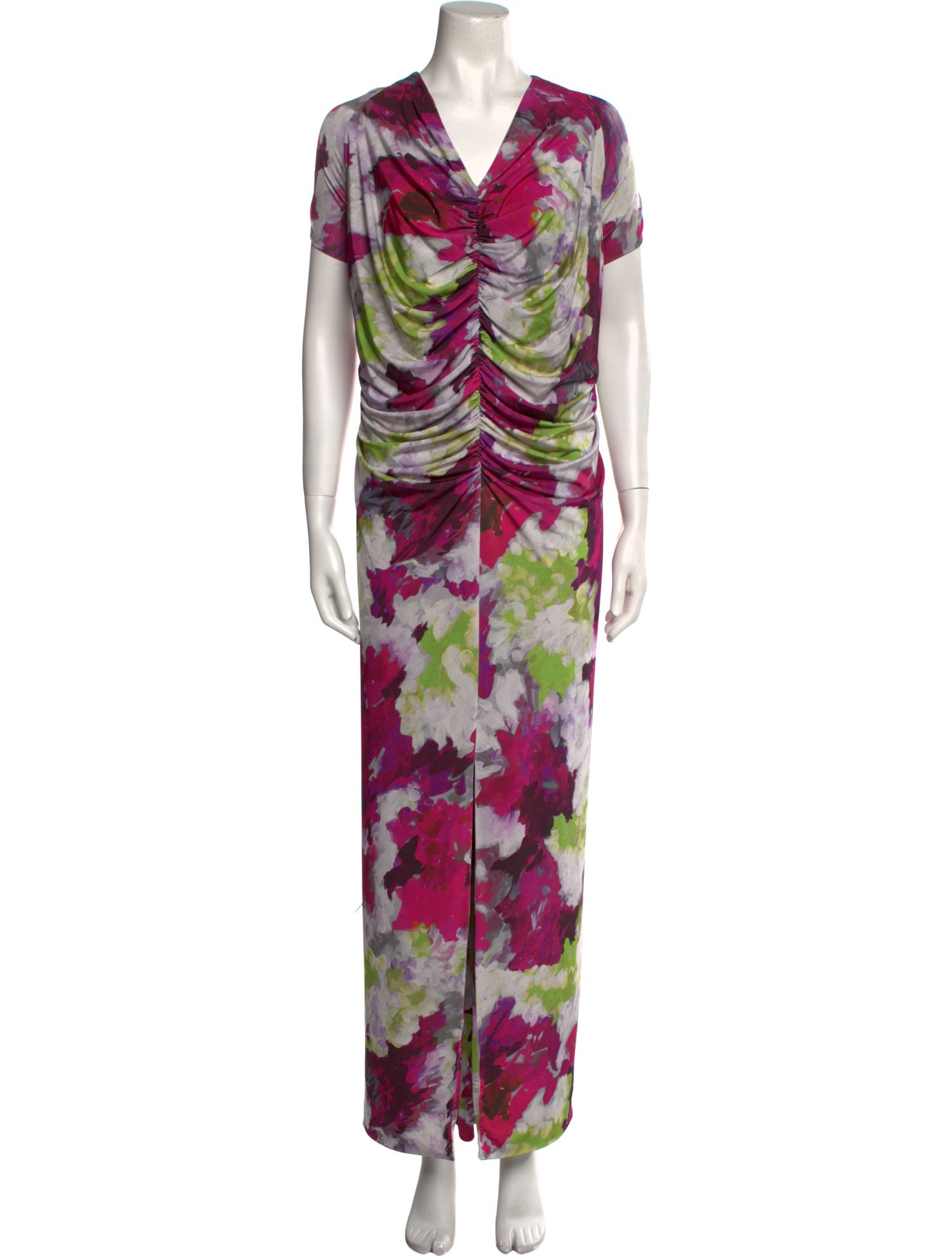 Tom and Linda Platt Printed Long Dress
